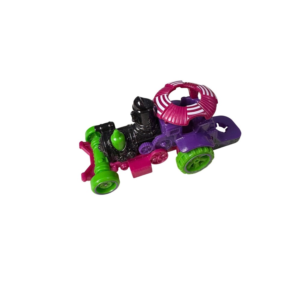 Hot Wheels Carnival Steamer Purple Pink Green 2017 Mattel‎ Diecast Train Engine